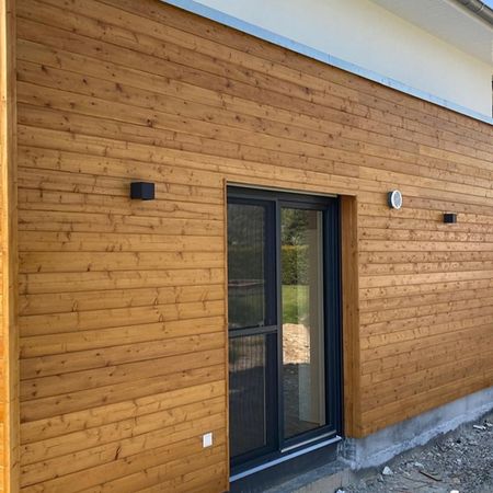 Holzfassade aus Lärche